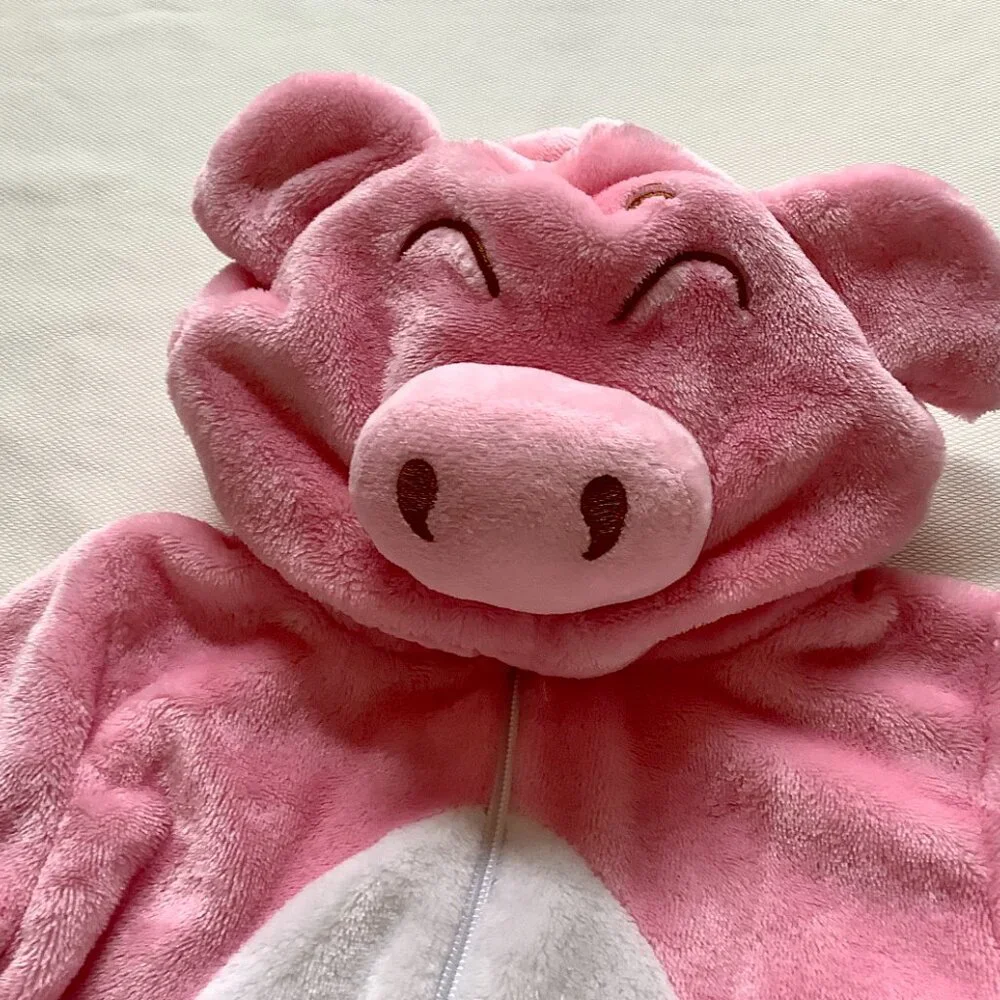 Pink Piggy One Piece Costume for Infant